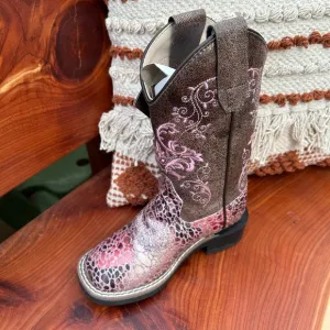 Old West Little Kids Girl Boots