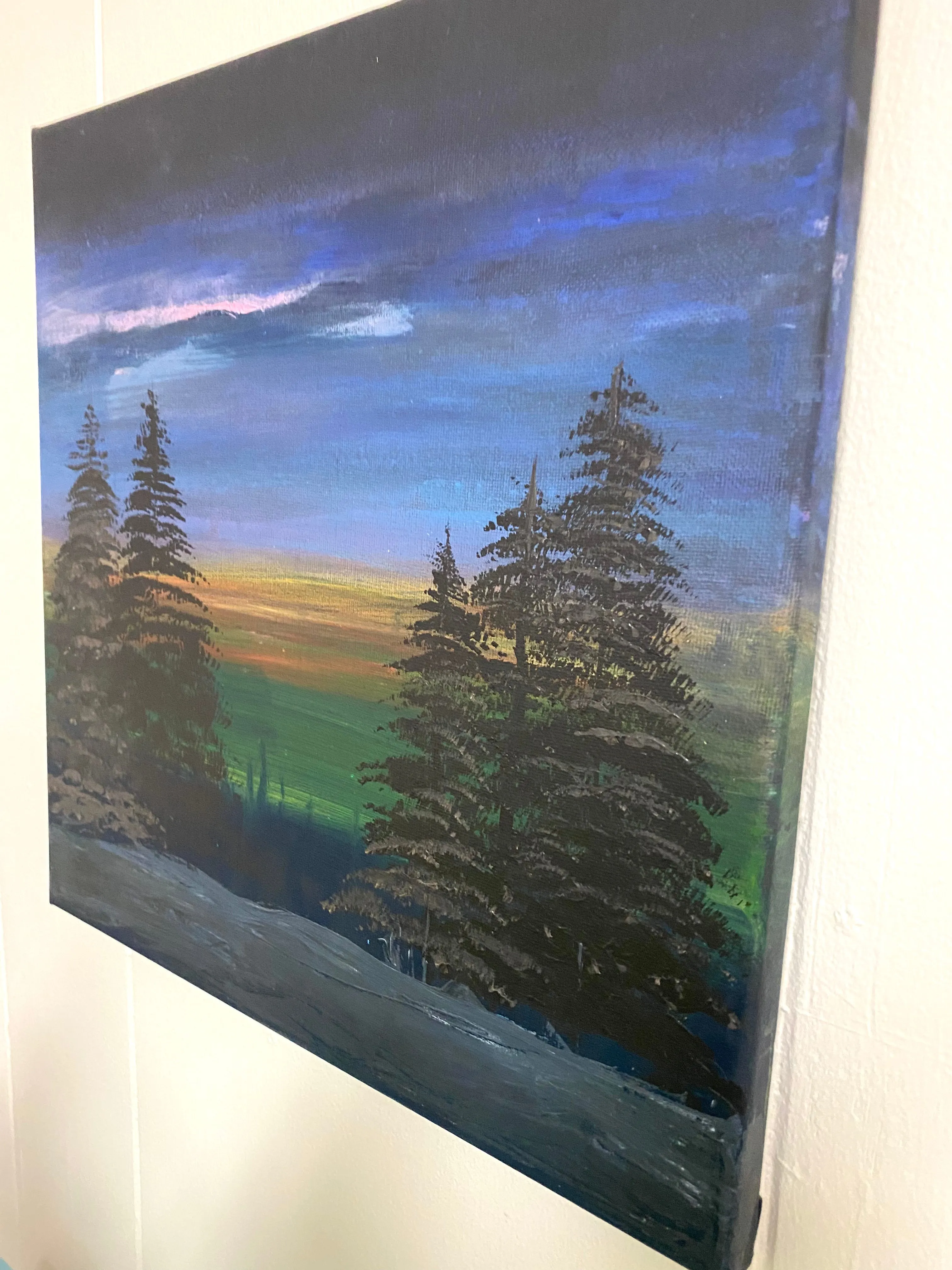 Painting on Canvas “Forest Dawn”