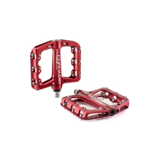 Pedales Plataforma Pressure, Rojo
