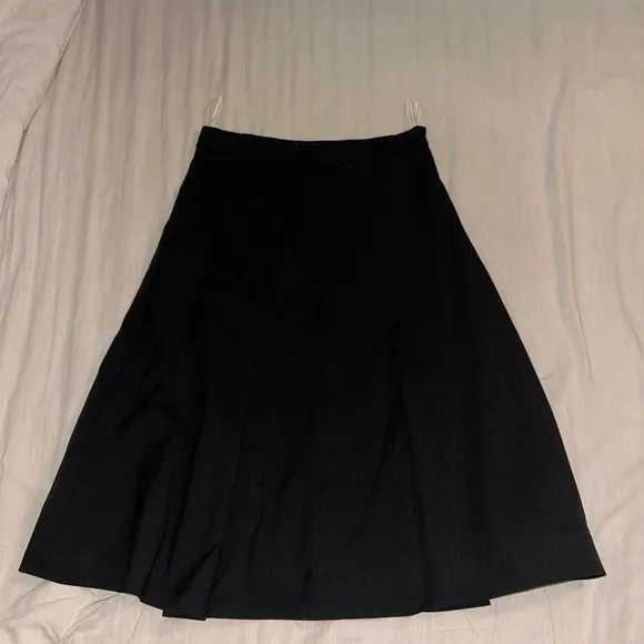 PIAZZA SEMPIONEWool Pleated A-Line Skirt (15)
