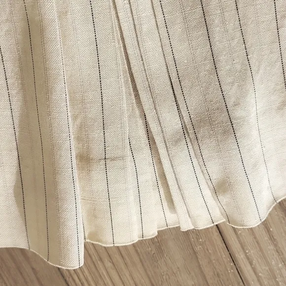 Pleated Midi Skirt by Enzo Peruti