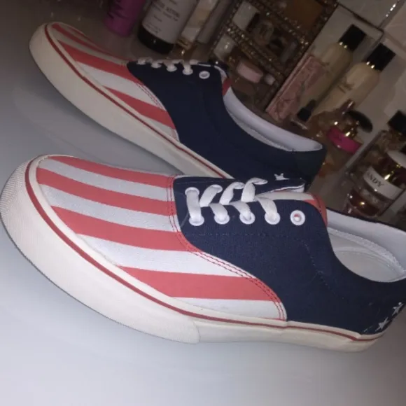 Polo Ralph Lauren Canvas Low Top for Men American Flag