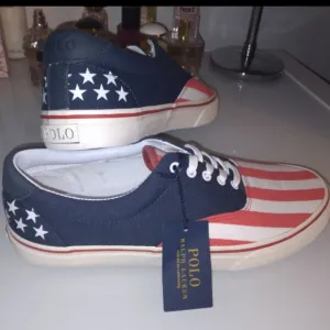 Polo Ralph Lauren Canvas Low Top for Men American Flag