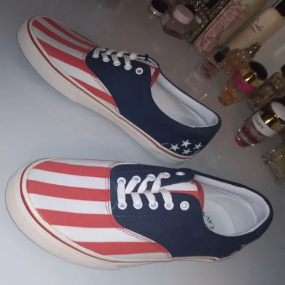 Polo Ralph Lauren Canvas Low Top for Men American Flag