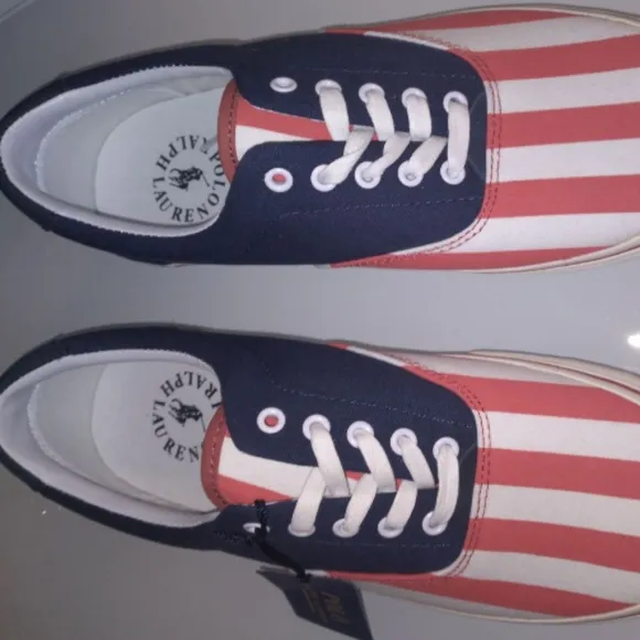 Polo Ralph Lauren Canvas Low Top for Men American Flag