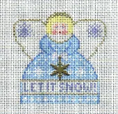PP999AD - Mini-Angel: Let It Snow Angel (Light Blue)
