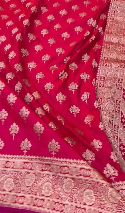 Presenting Handloom Inspired Pure Mashru Silk Gradient Dual Color Shade Saree