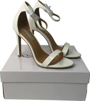 queen lina White Ankle Strap Heels UK 3 EU 36 👠