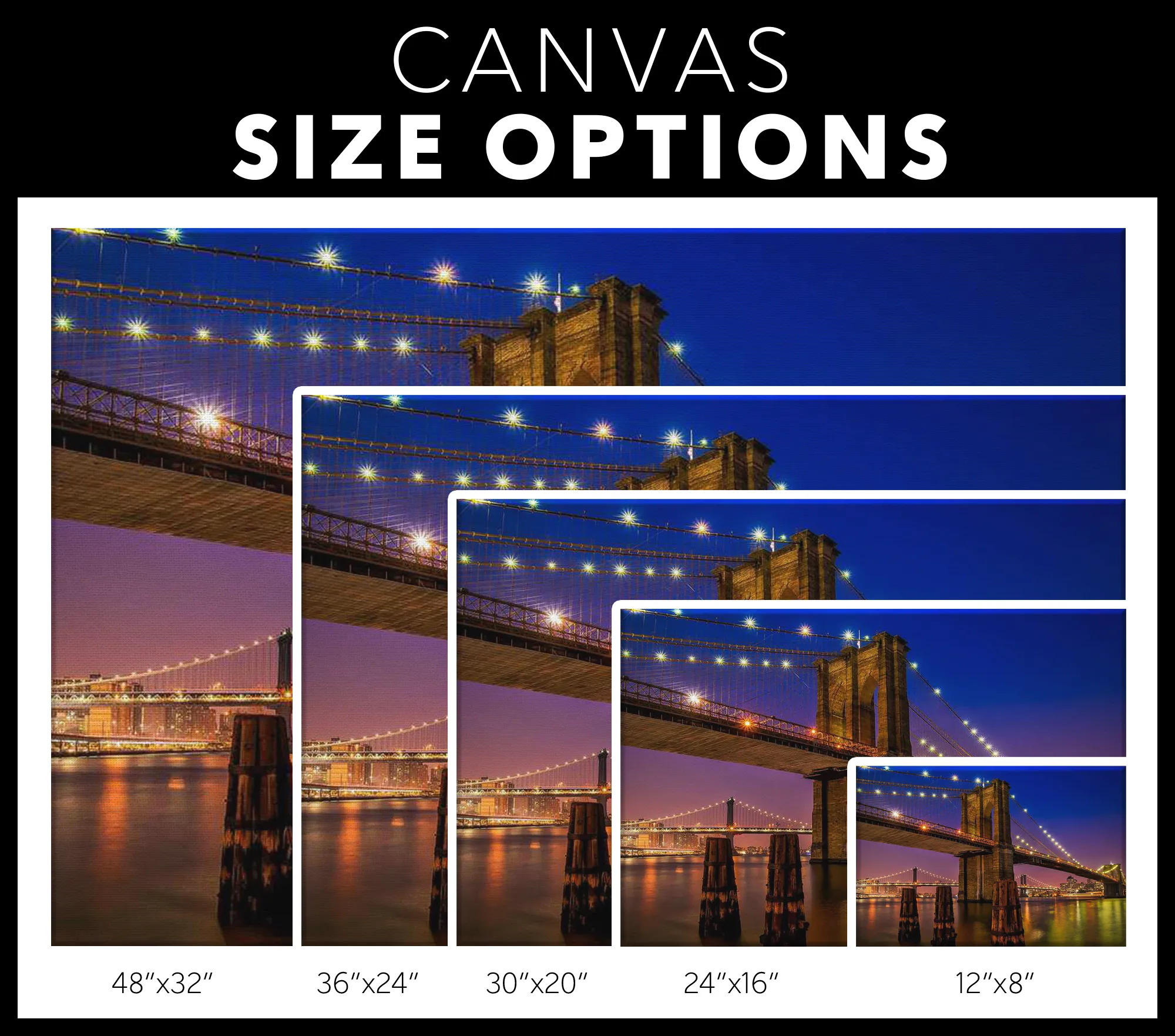 "Brooklyn Bridge" Canvas