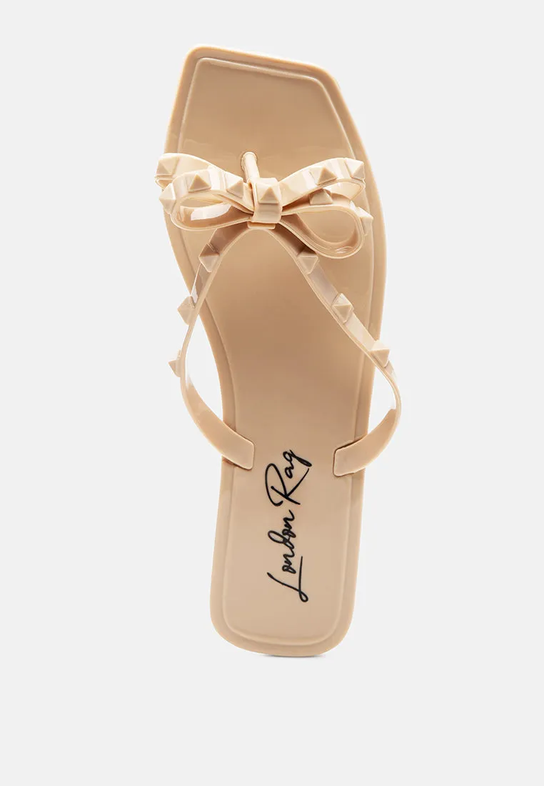 Retta Bow Thong Flats By Ruw