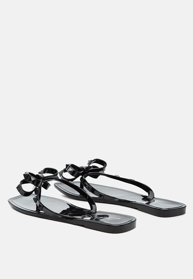 Retta Bow Thong Flats By Ruw