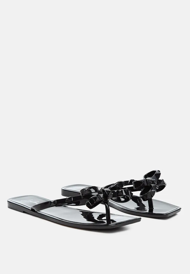 Retta Bow Thong Flats By Ruw