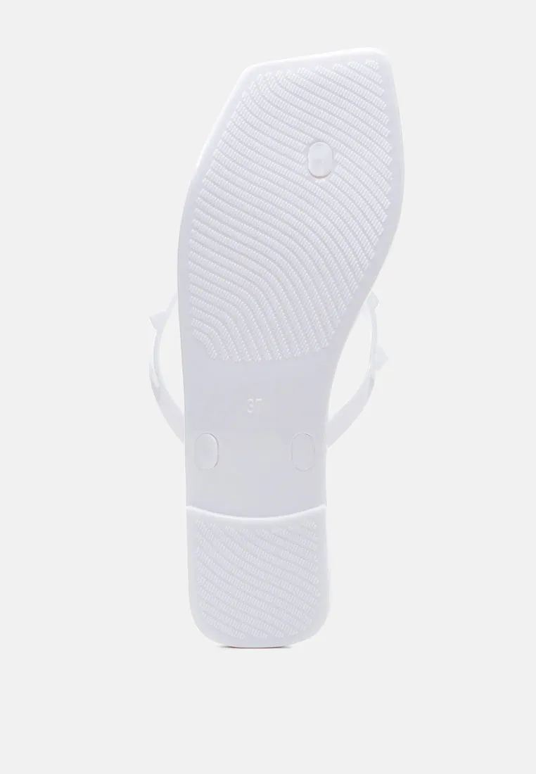 Retta Bow Thong Flats By Ruw