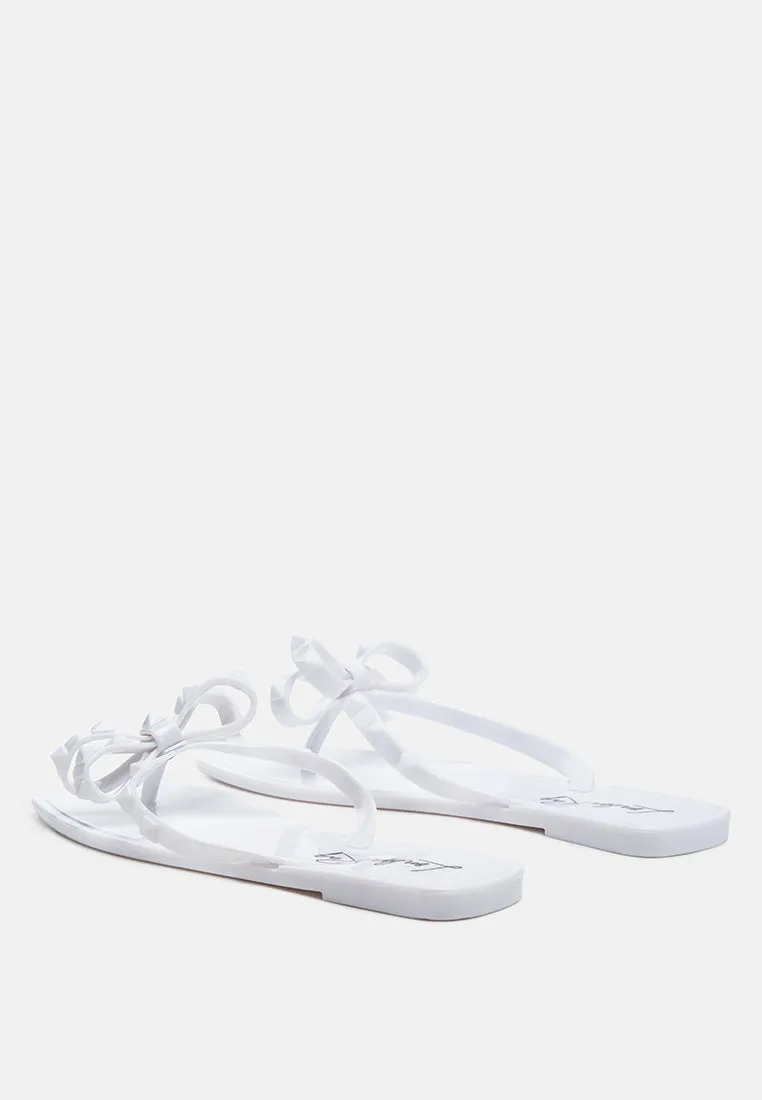Retta Bow Thong Flats By Ruw