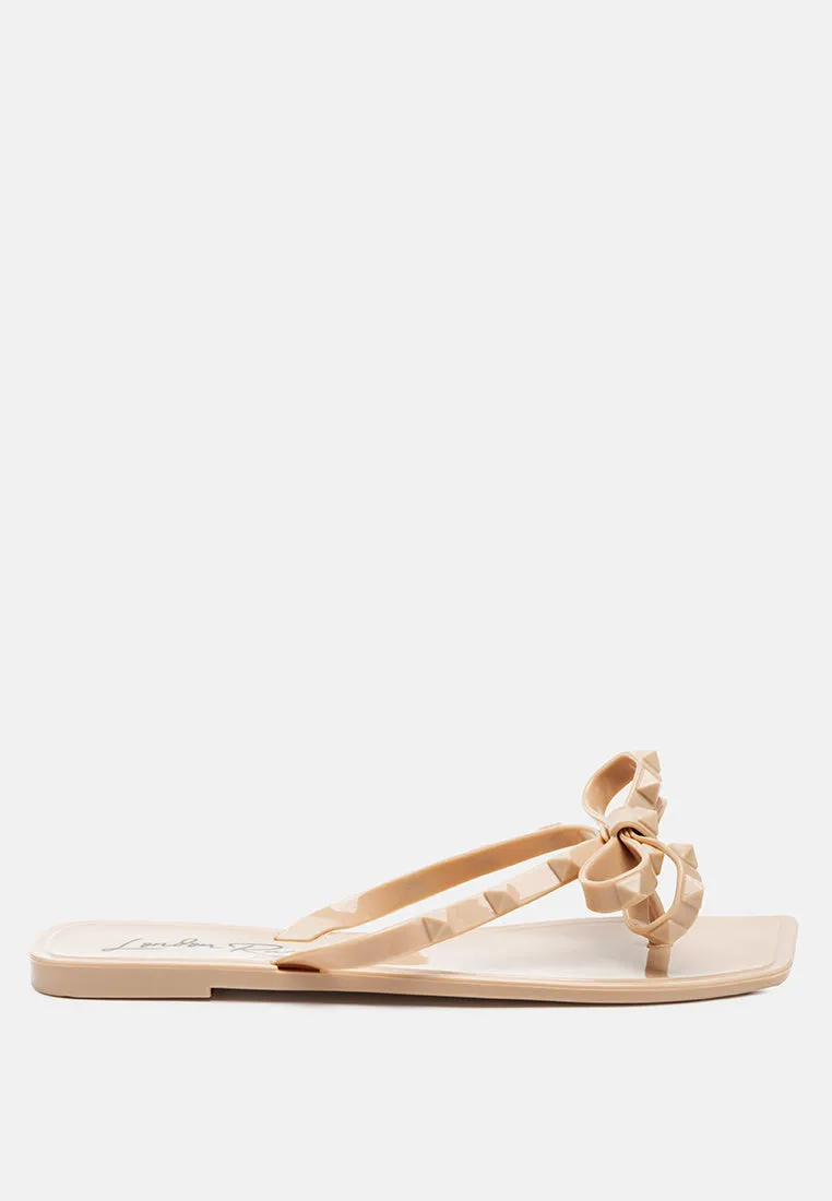 Retta Bow Thong Flats By Ruw