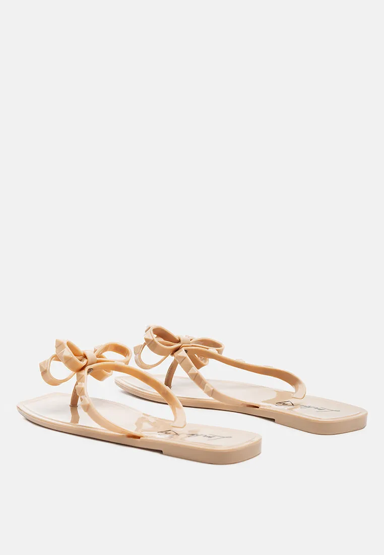 Retta Bow Thong Flats By Ruw