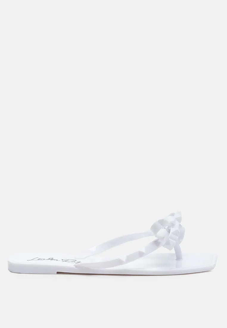 Retta Bow Thong Flats By Ruw