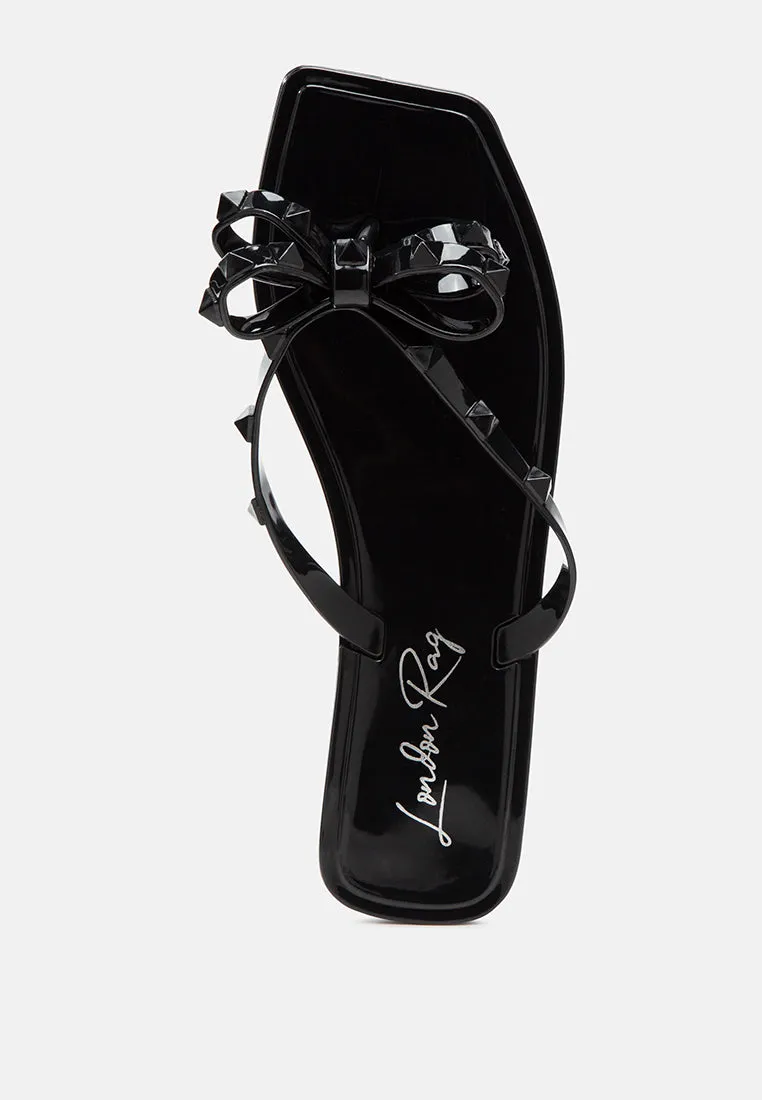 Retta Bow Thong Flats By Ruw