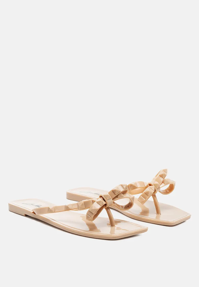 Retta Bow Thong Flats By Ruw