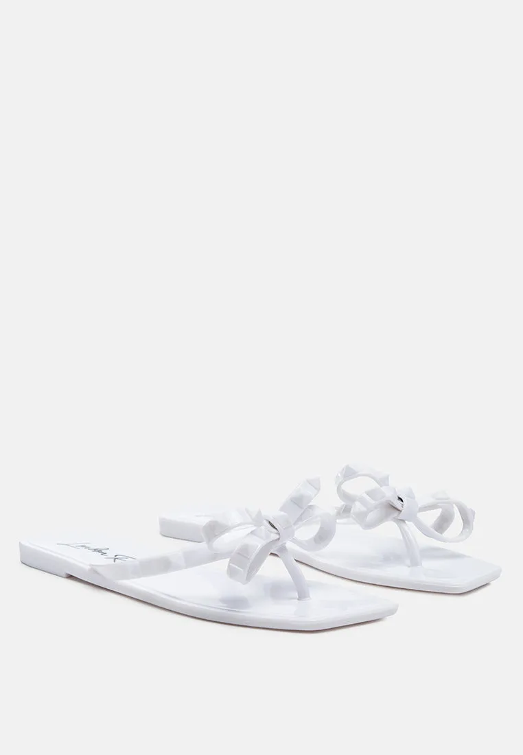 Retta Bow Thong Flats By Ruw