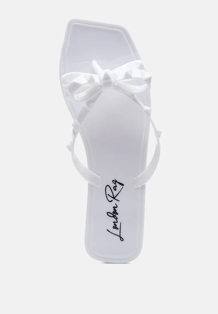 Retta Bow Thong Flats By Ruw