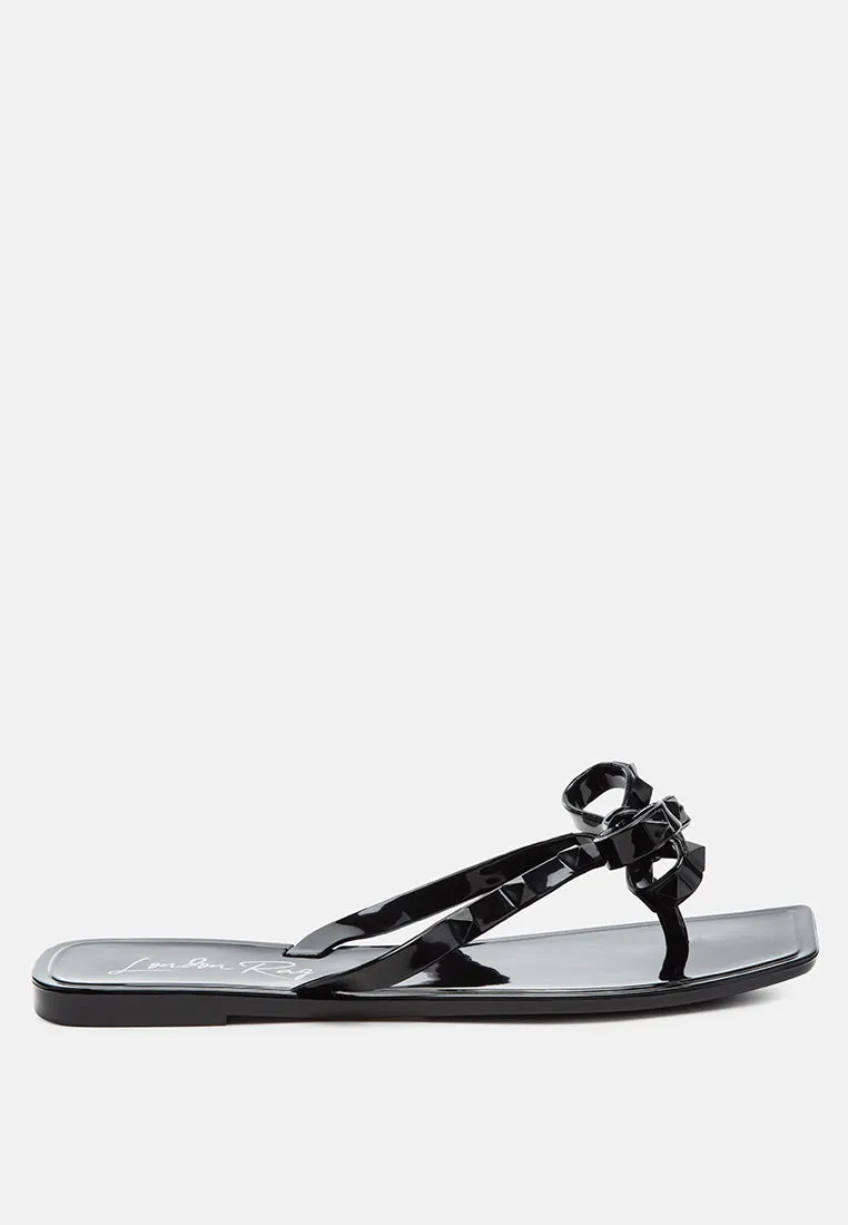 Retta Bow Thong Flats By Ruw