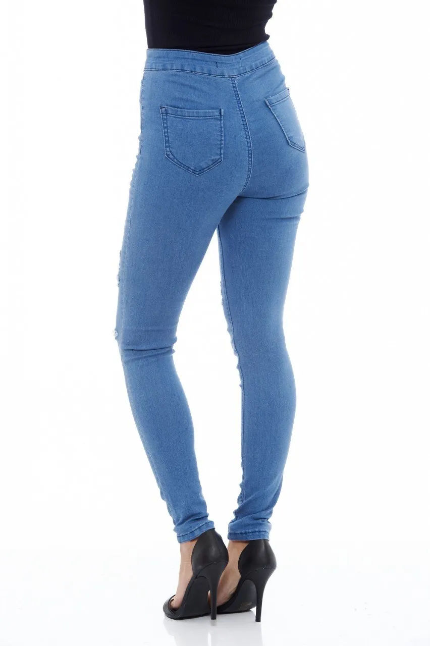 Ripped Detail Jeans