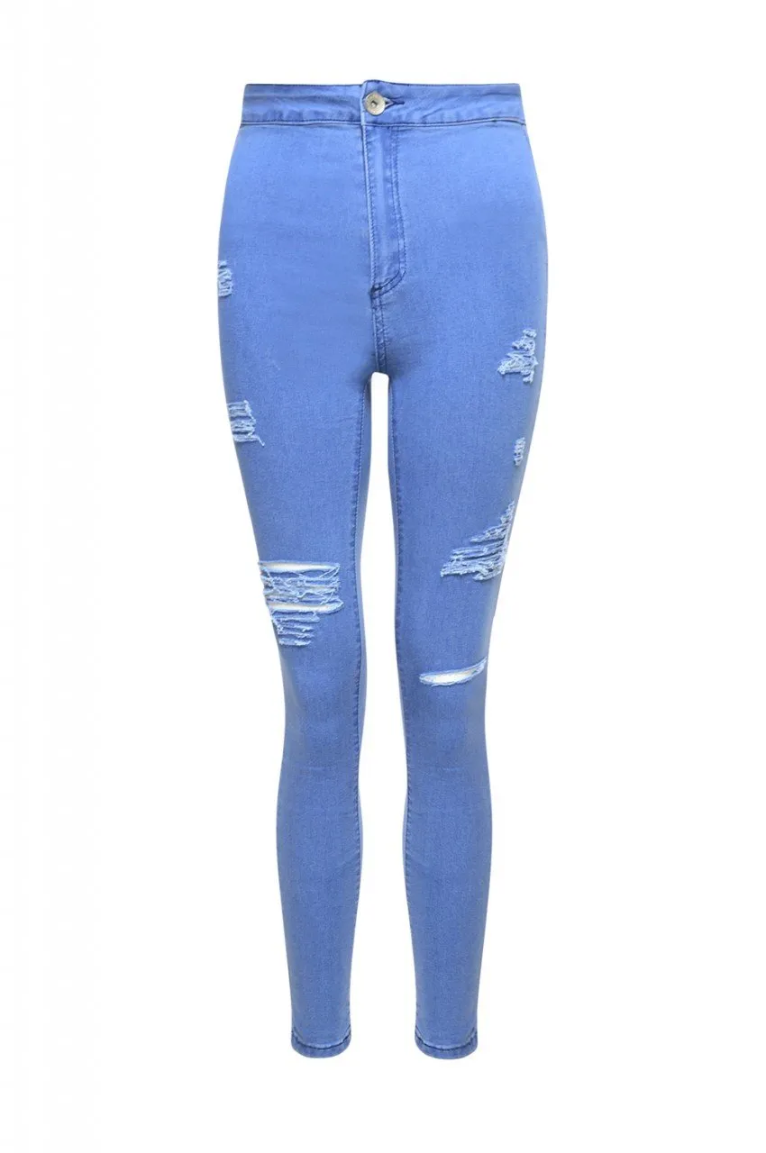 Ripped Detail Jeans