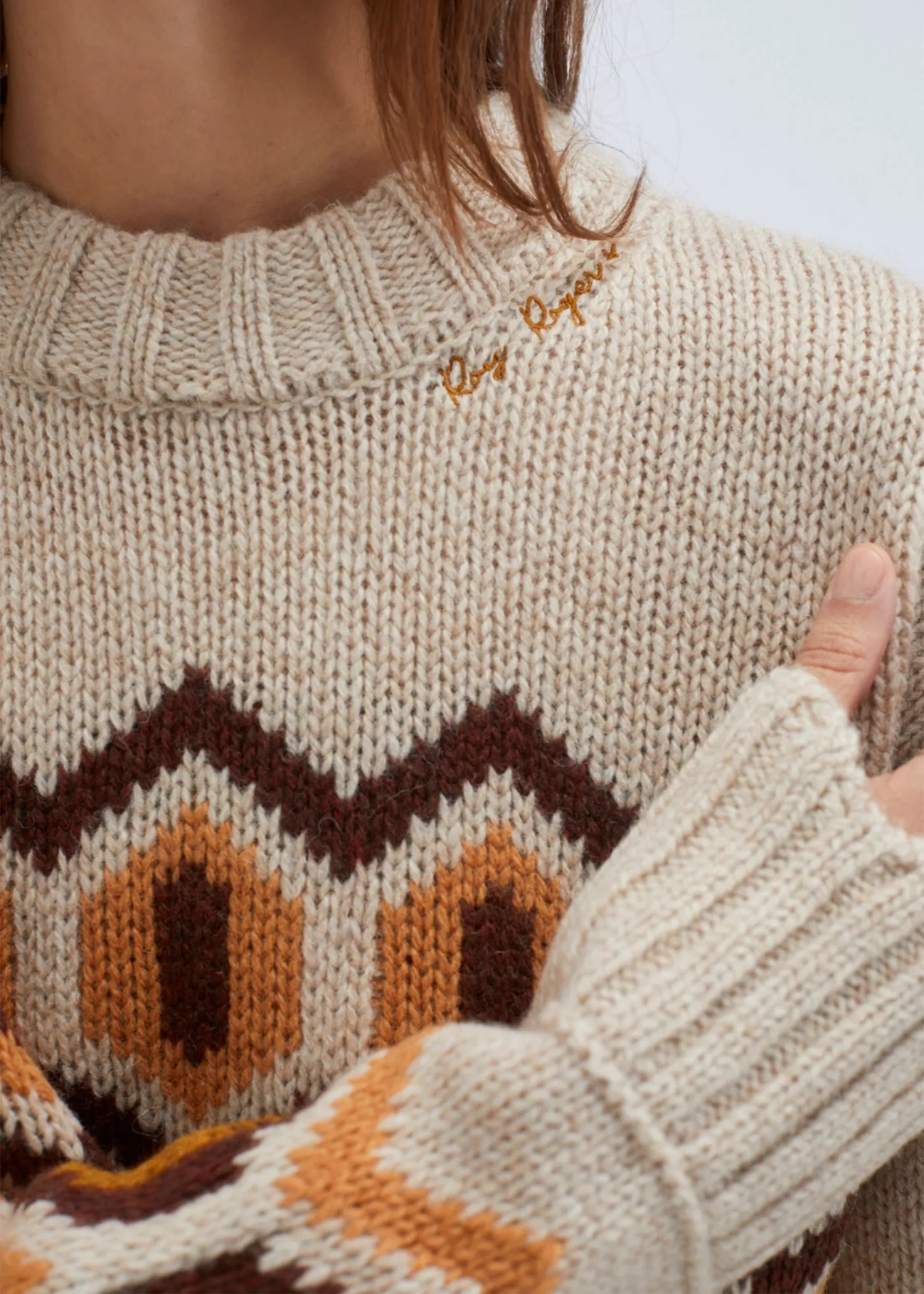 Roy Rogers Argyle Sweater