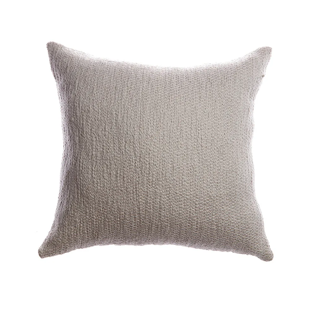 Rustic Cotton Grey Lumbar Pillow