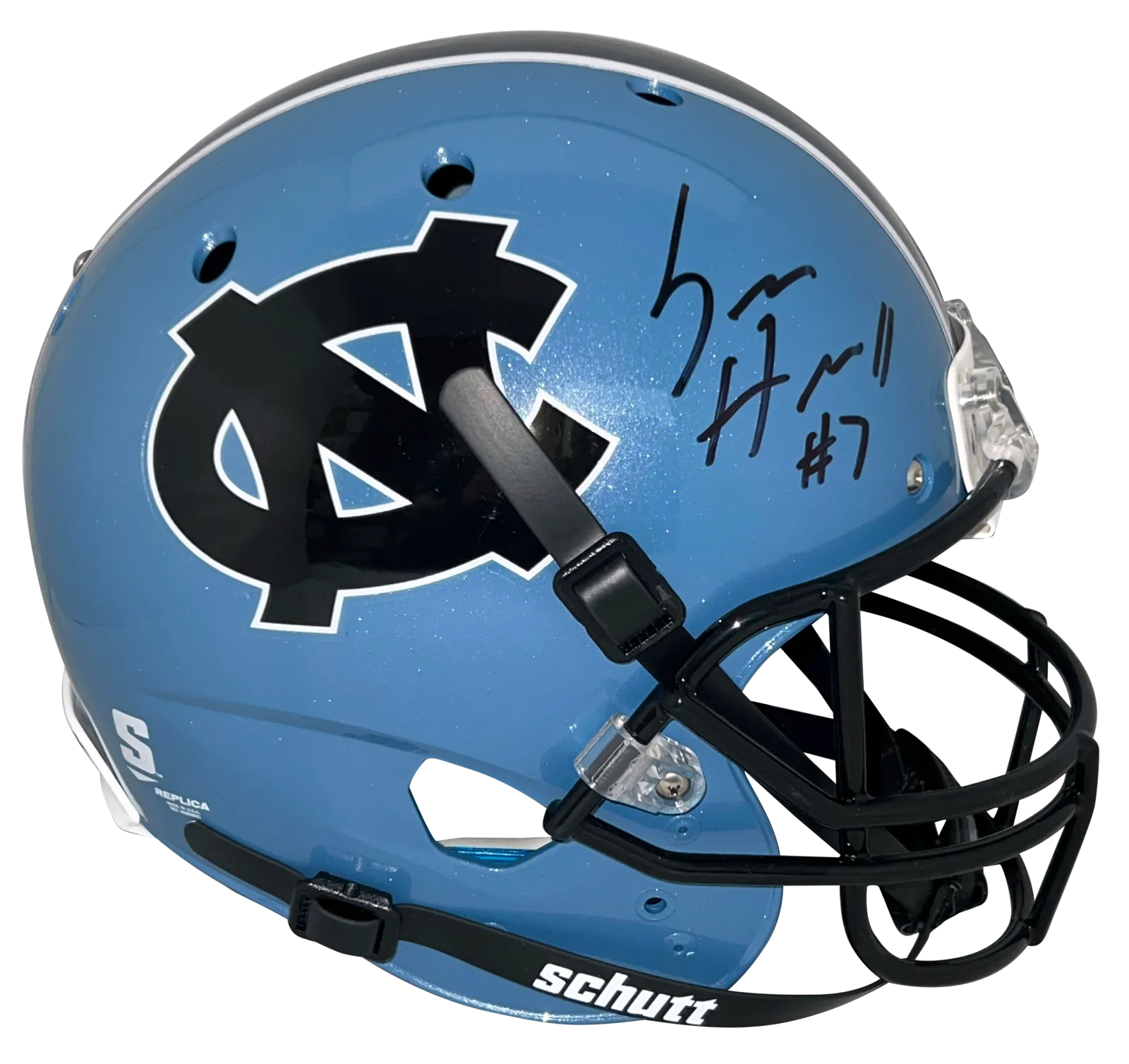 SAM HOWELL AUTOGRAPHED NORTH CAROLINA TAR HEELS FULL SIZE HELMET BECKETT