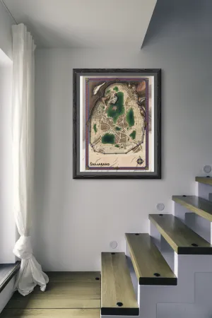 Samarahd Misjay Maps Canvas Art Print