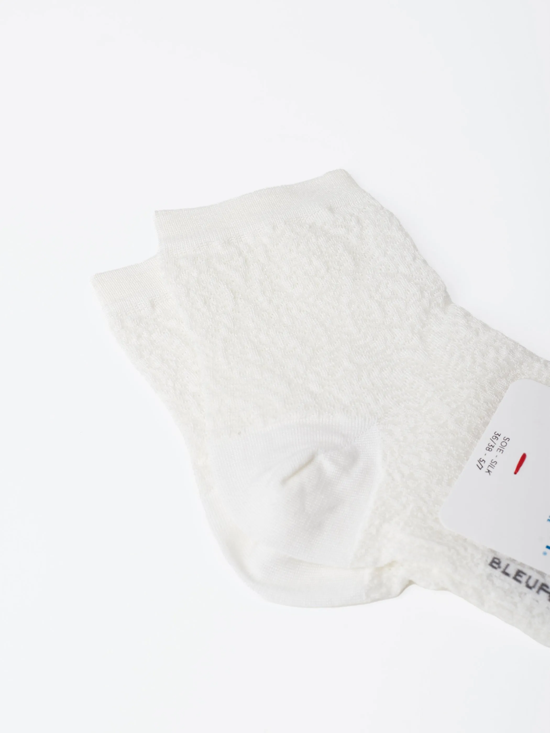 Silk Lace Trainer Socks