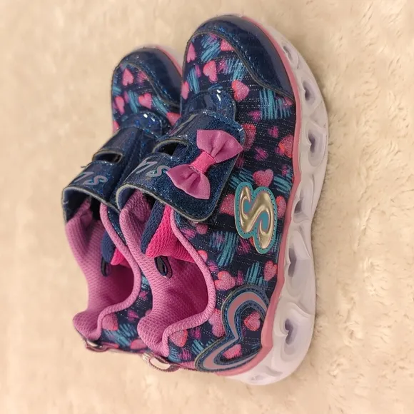 SKECHERS | S Heart 💕 Lights Color Me Light Up Kids Sneakers