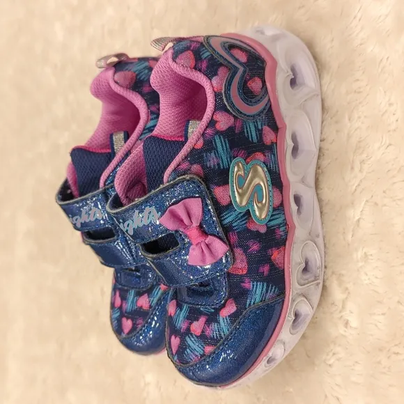 SKECHERS | S Heart 💕 Lights Color Me Light Up Kids Sneakers