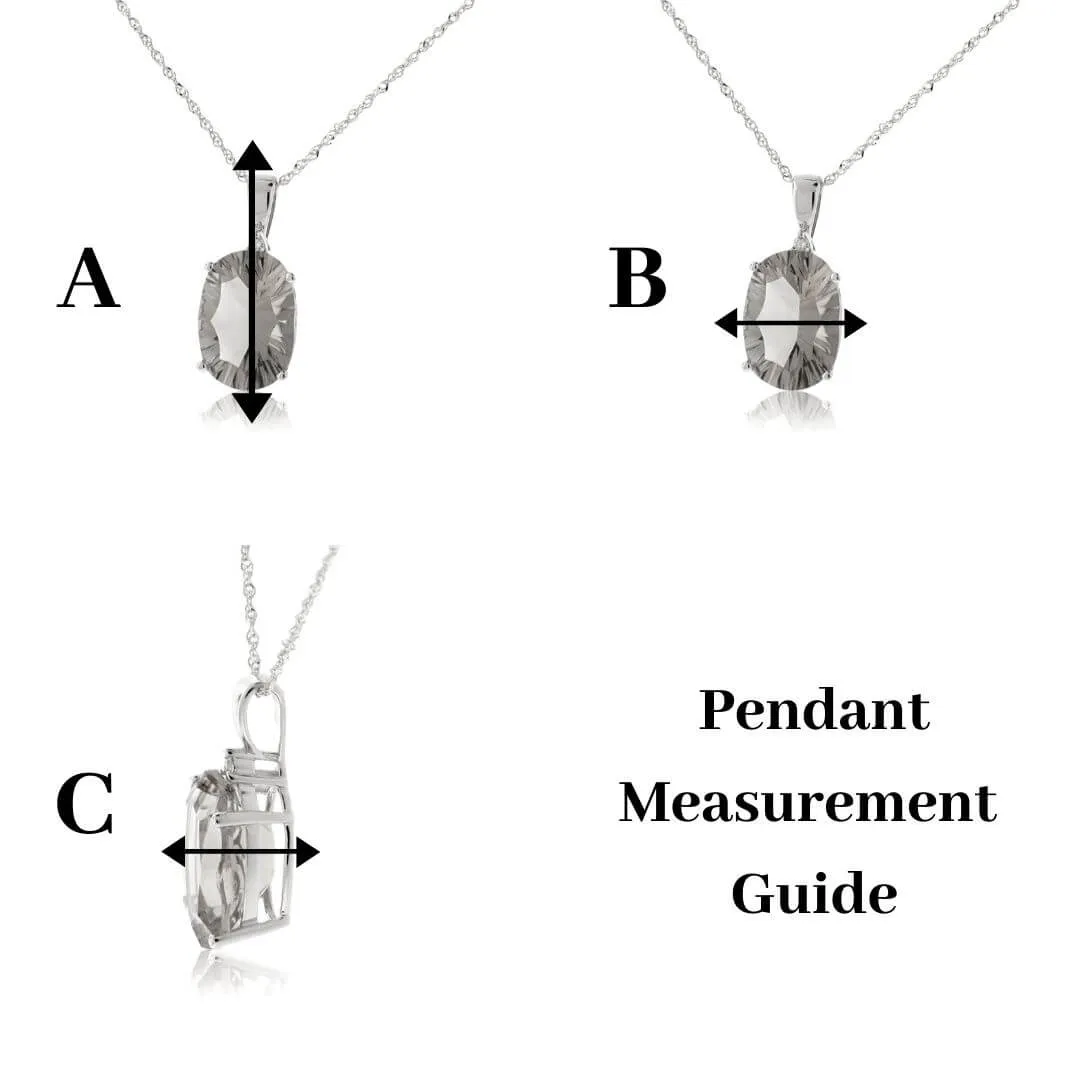 Skier in the Mountains with Snowflake Pendant Medium