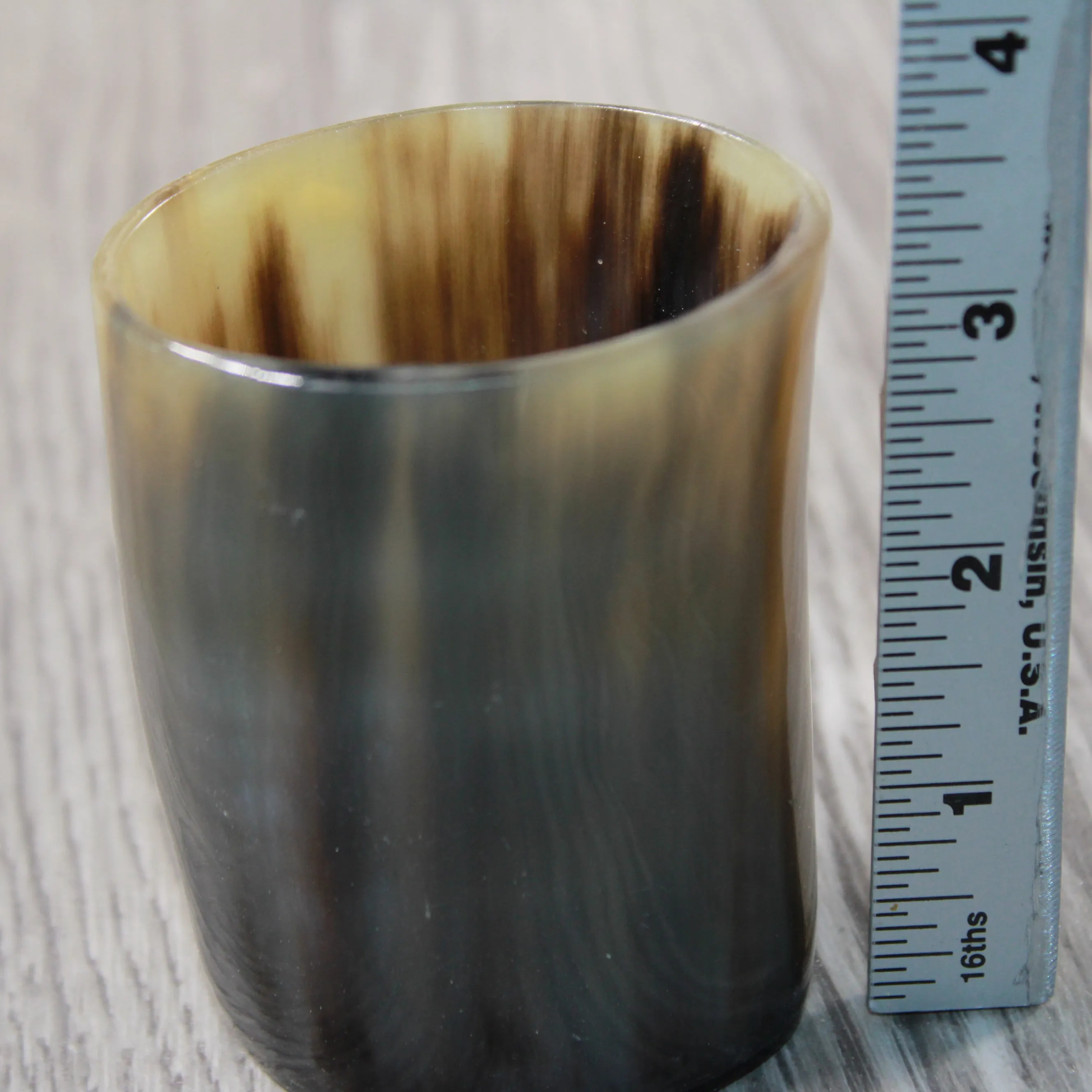 Small Horn Glass #694-2 Medieval Tankard Double Shot Glass
