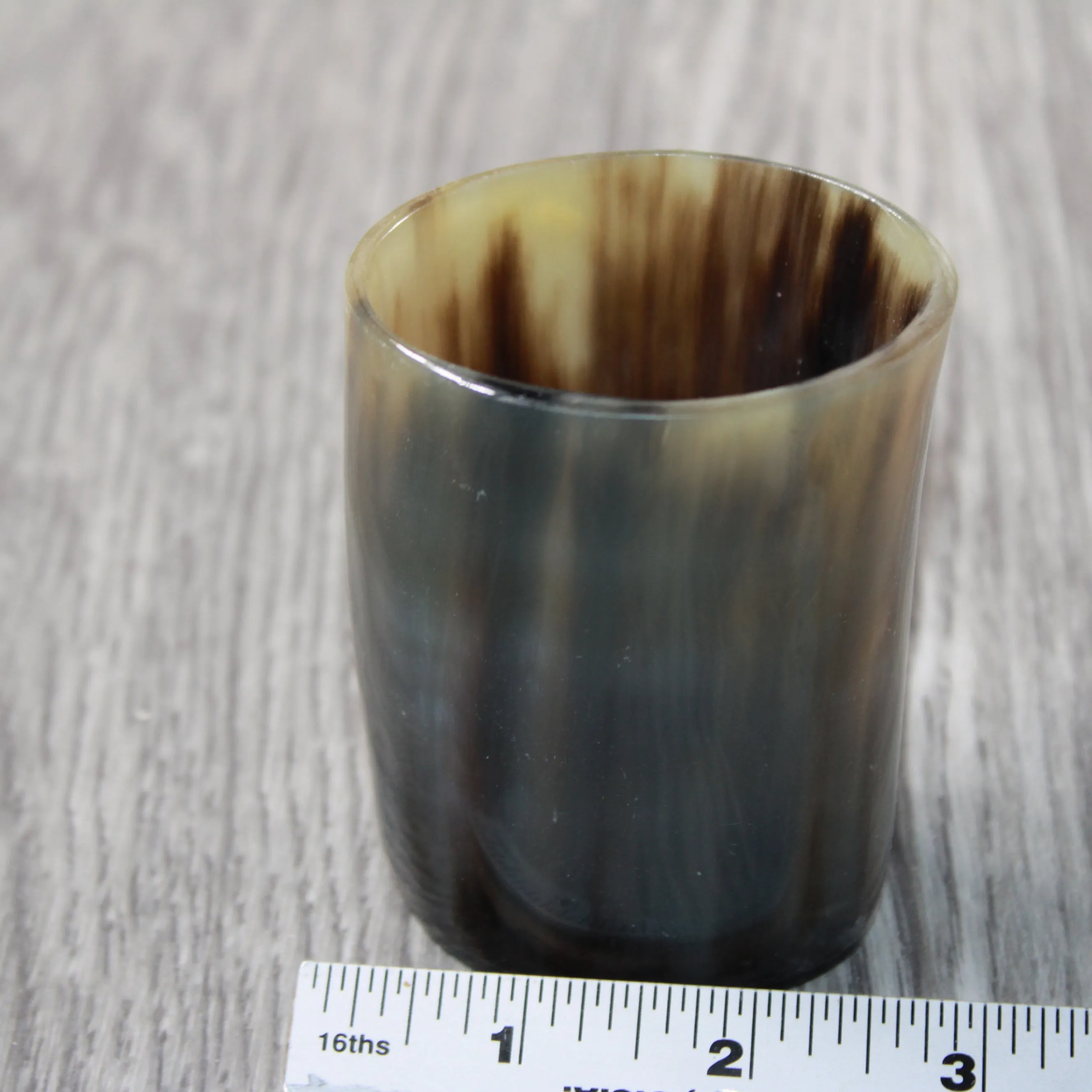 Small Horn Glass #694-2 Medieval Tankard Double Shot Glass
