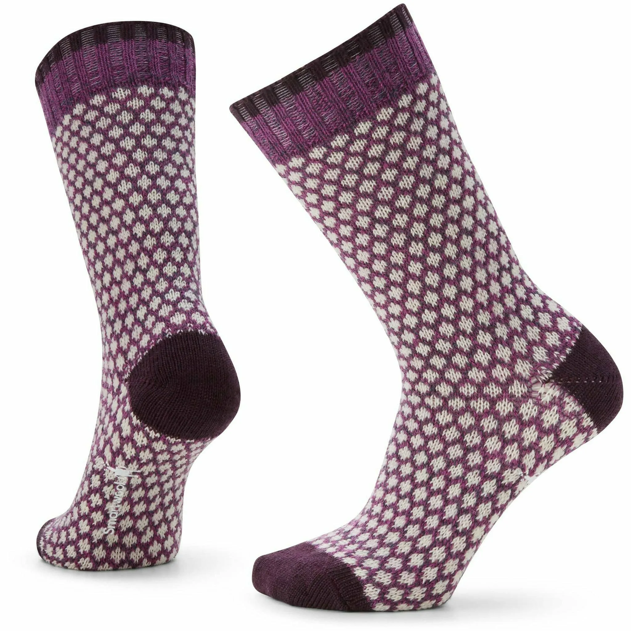Smartwool Womens Everyday Popcorn Polka Dot Crew Socks