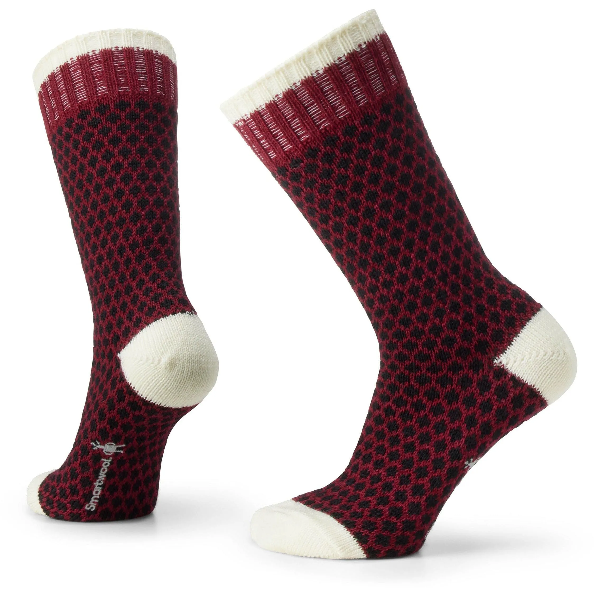 Smartwool Womens Everyday Popcorn Polka Dot Crew Socks