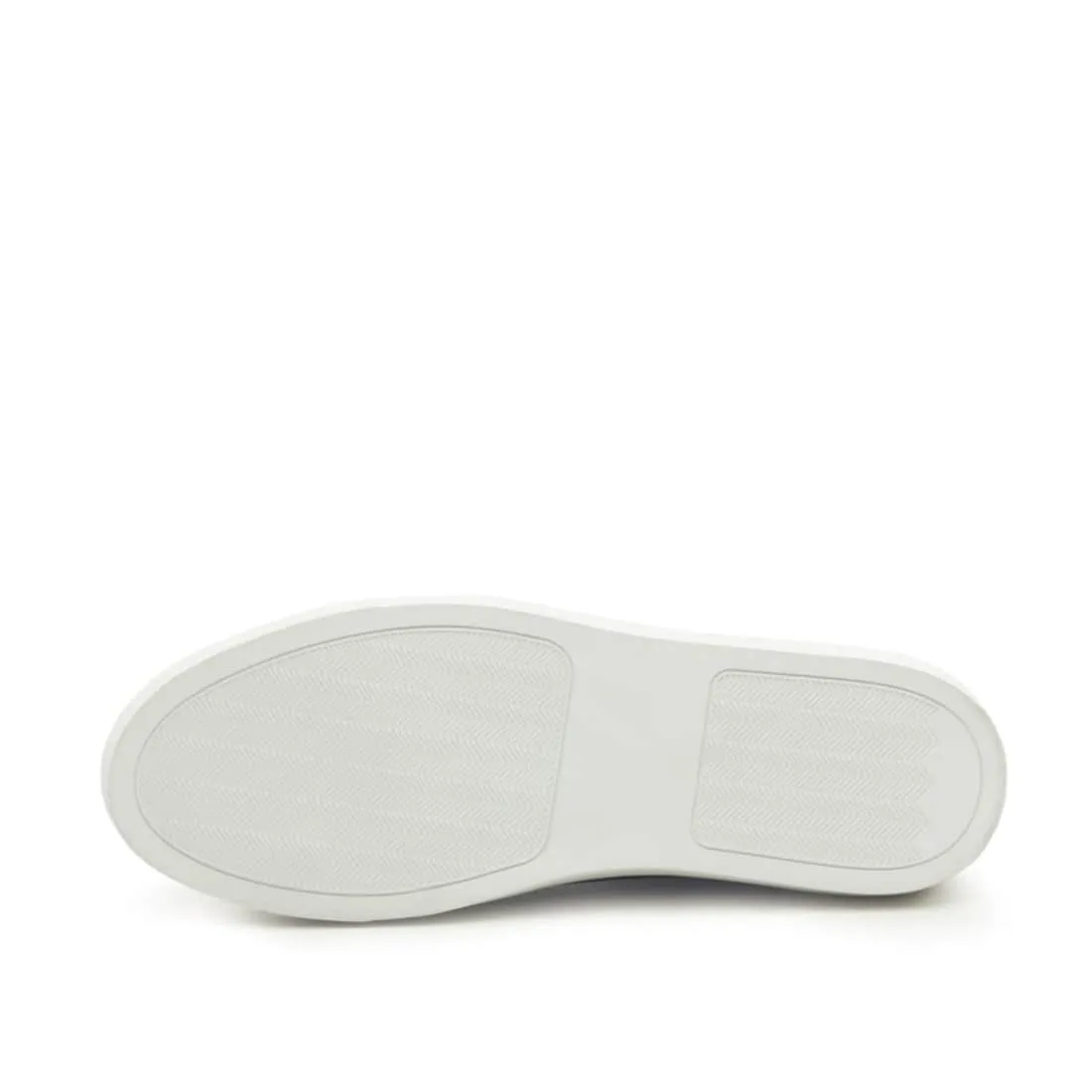 Sneakers Jersey en daim gris - Semelles Blanches