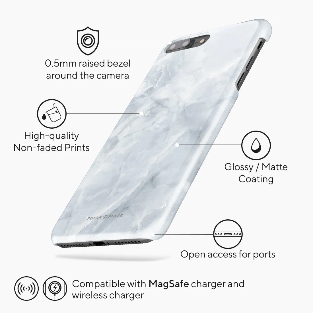 Snow Mountain - iPhone 8 Plus/7 Plus Case