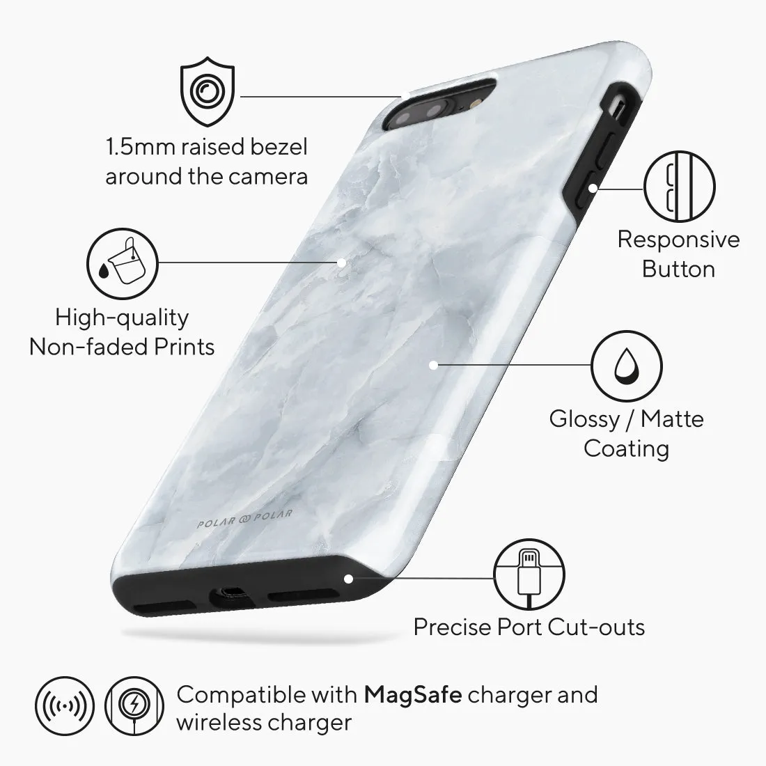 Snow Mountain - iPhone 8 Plus/7 Plus Case