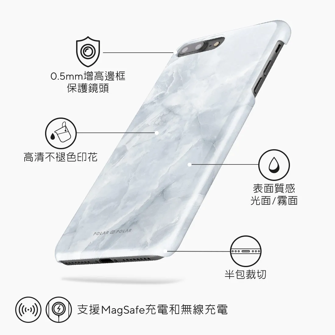 Snow Mountain - iPhone 8 Plus/7 Plus Case