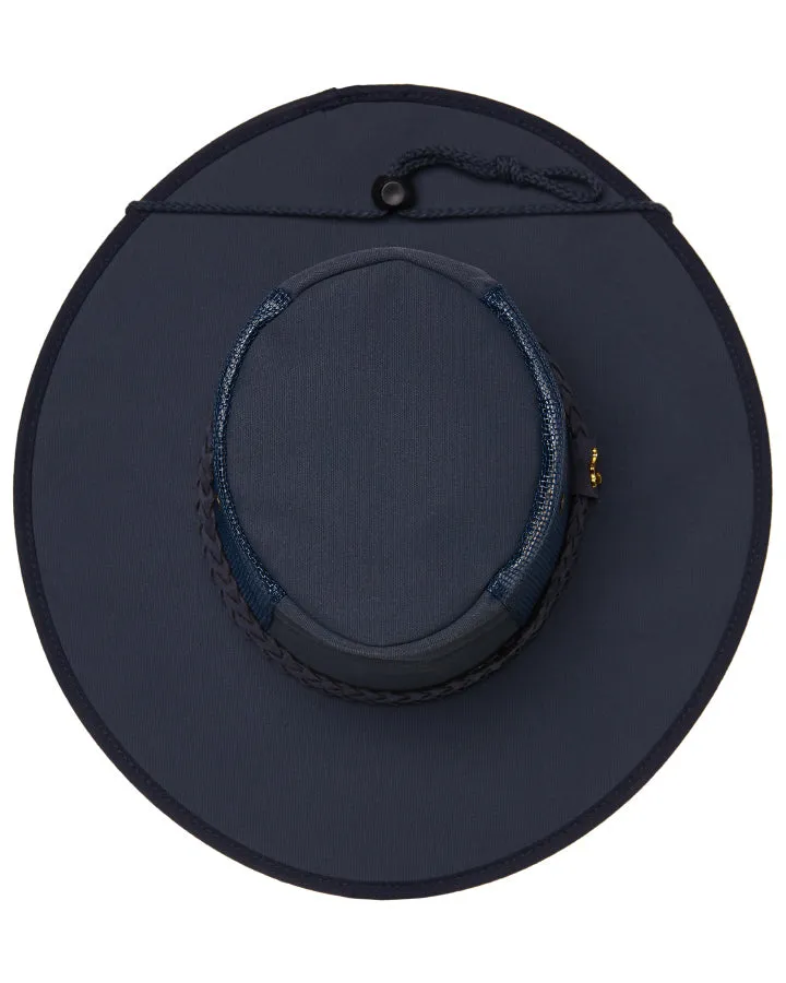 Statesman Sea Breeze Solid Canvas Hat Navy