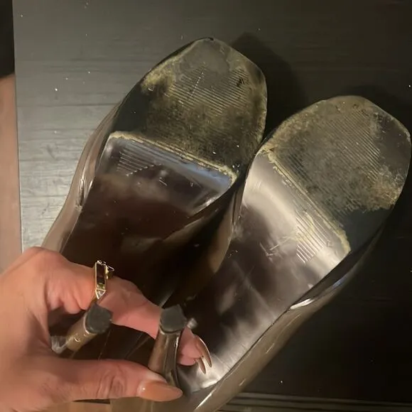 Steve Madden High Heels Size 8 Women’s - Surpass Heels Brown Patent
