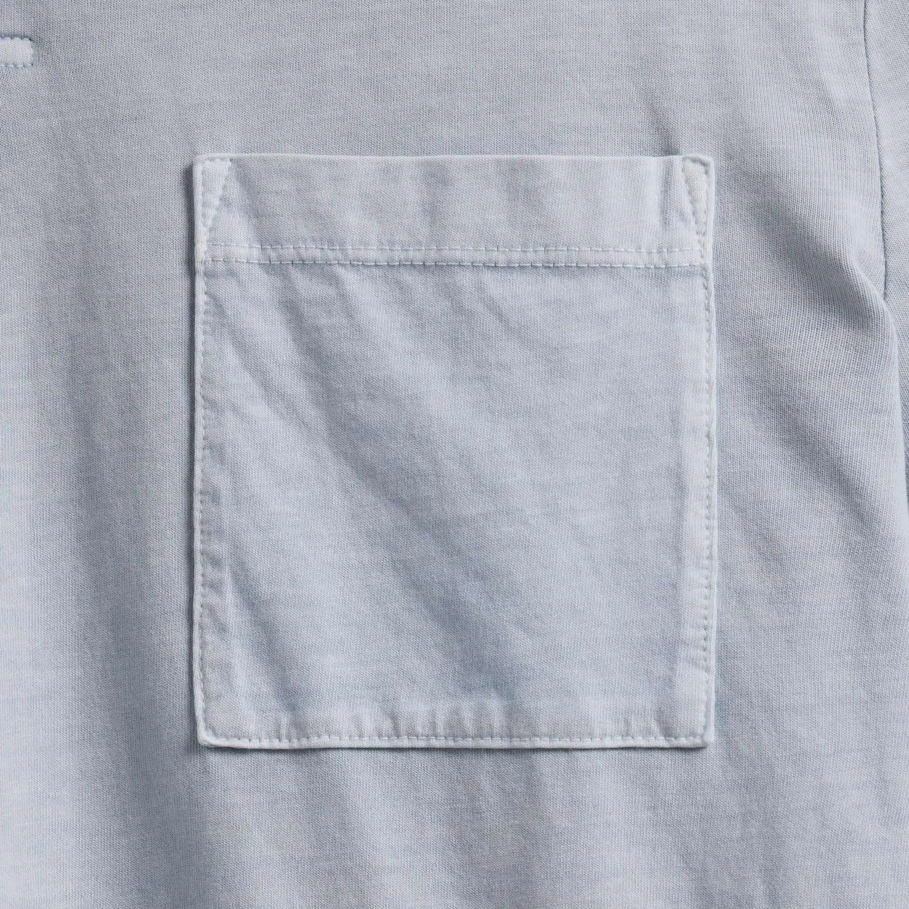 Sueded Jersey Rugby Polo - Grey Glacier Pigment