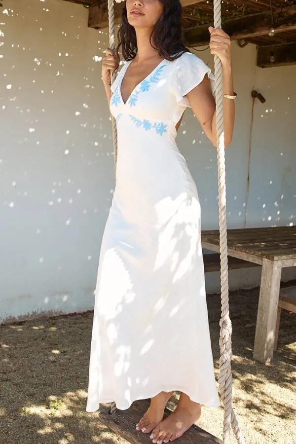 Summer Simple Floral Dress