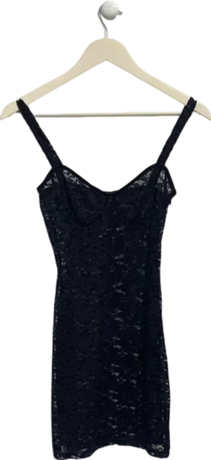 Superdown Black Lace Mini Dress XS