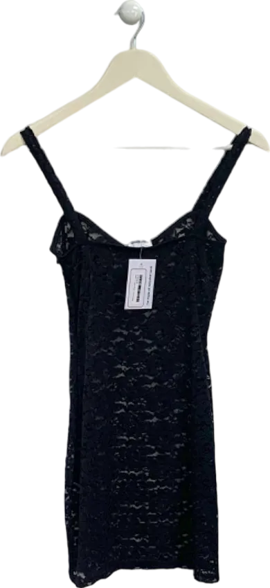 Superdown Black Lace Mini Dress XS